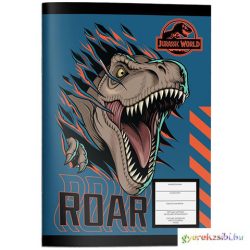   Jurassic World vonalas füzet színezővel 40 lapos kétféle változatban
