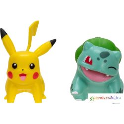 Pokémon 2 db-os figura szett – Bulbasaur és Pikachu