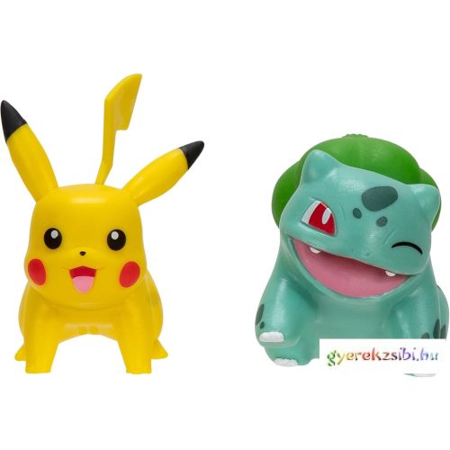 Pokémon 2 db-os figura szett – Bulbasaur és Pikachu