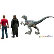 Jurassic World: Owen és a sebzett Velociraptor Blue szett