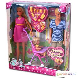 Steffi Love: Boldog család babaszett - Simba Toys