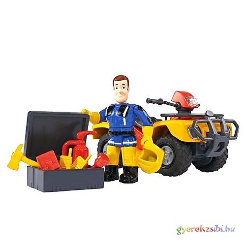 Sam a tűzoltó: Mercury quad jármű figurával  - Simba Toys