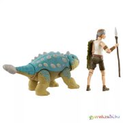 Jurassic World - Ben & Ankylosaurus Bumpy figura szett
