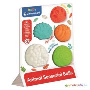Baby állatos tapintás fejlesztő labda szett - Clementoni