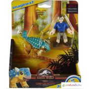 Jurassic World : Krétakori Tábor - Ankylosaurus és Ben figura - Imaginext 
