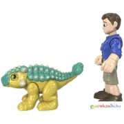 Jurassic World : Krétakori Tábor - Ankylosaurus és Ben figura - Imaginext 