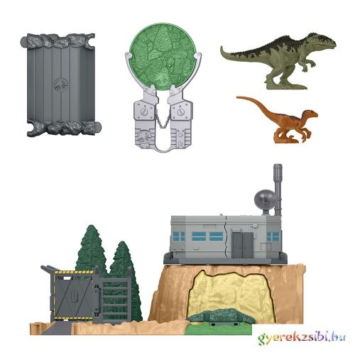 Jurassic World - Mini dinoszaurusz szett -Giganotosaurus és Velociraptor