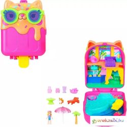 Polly Pocket jégkrémes cica strandhotel játékkészlet