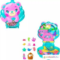     Polly Pocket macis kagyló csillámos sziget sellővel játékkészlet