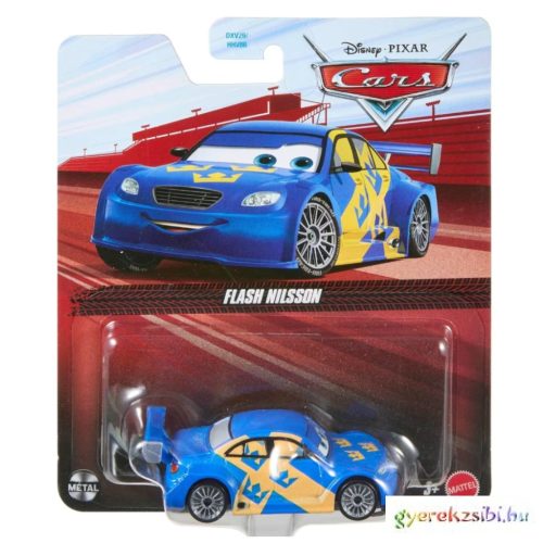 Verdák Flash Nilsson karakter kisautó 1/55 – Mattel