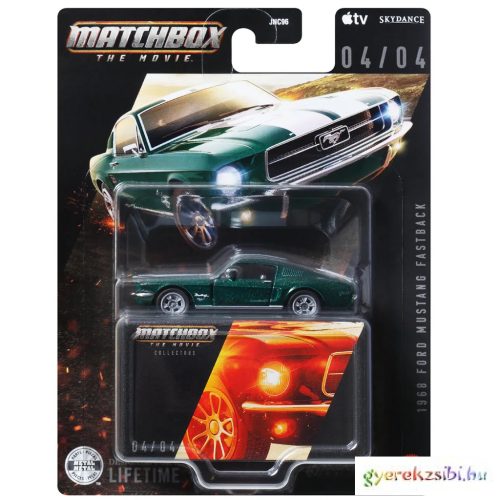 Matchbox A Film: 1968 Ford Mustang gyűjtői kisautó 1/64 - Mattel