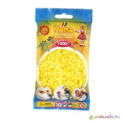 Hama: Pasztell sárga vasalható gyöngy 1000db-os Midi