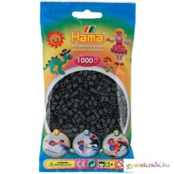   Hama: Vasalható gyöngy sötét szürke színű 1000db-os Midi