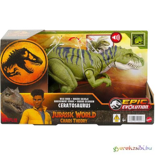 Jurassic World: Támadó Dinó Hanggal Ceratosaurus - Mattel