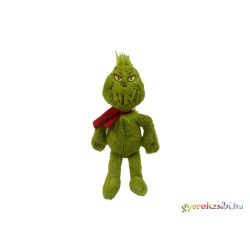 Grincs plüss, 30cm. es, sállal
