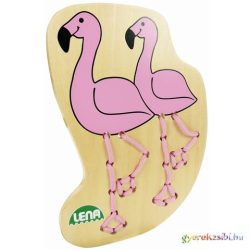 LENA: Flamingó fa fűzős játék