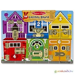   Zárak és reteszek készségfejlesztő fajáték - Melissa&Doug