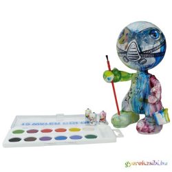 LENA: Empy golyófejű kifesthető ülő fiú figura 18cm