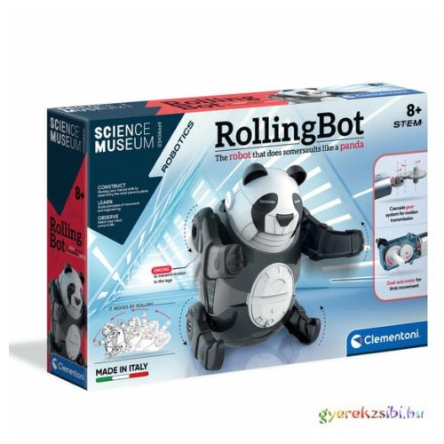 Science & Play: Rolling panda bot játékszett - Clementoni
