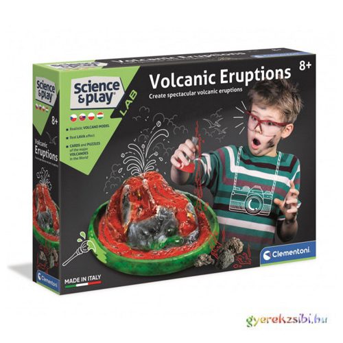 Science & Play: Vulkán készítő tudományos játékszett - Clementoni