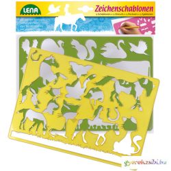 LENA: Lovak és cicák rajzsablon