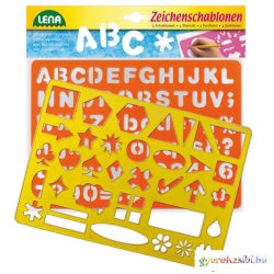LENA: Számok, betűk és jelek rajzsablon