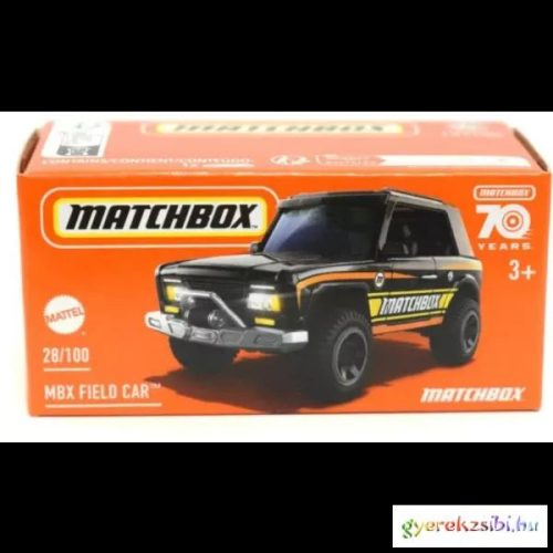 Matchbox: MBX Field Car kisautó papírdobozban