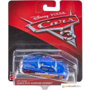 Verdák 3: Fabolous Hudson Hornet kék színű fém karakter kisautó 1/55 - Mattel