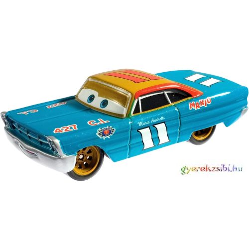 Verdák: Mario Andretti karakter kisautó 1/55 - Mattel