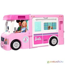 Barbie: Luxus lakóautó 3az1-ben kiegészítőkkel