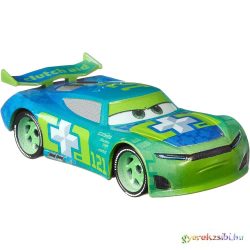   Verdák 3: Noah Gocek karakter kisautó zöld-kék 1/55 - Mattel