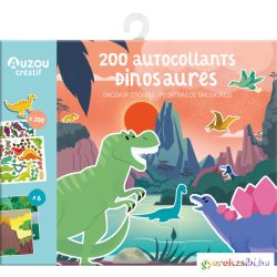   ÚJRAHASZNÁLHATÓ MATRICÁZÓ KÉSZLET, DINOSZAURUSZOK AUZOU