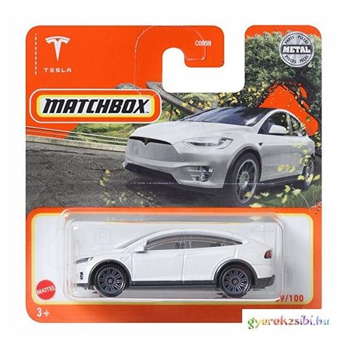 Matchbox: Tesla Model-X kisautó 1/64 - Mattel