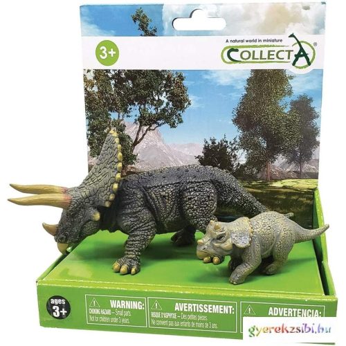 Collecta - Triceratops Család Díszdobozban