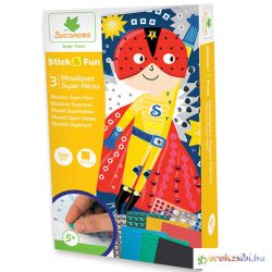  Stick'N Fun mozaikkép készítő készlet - Szuperhősök