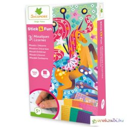   Sycomore Stick'N Fun Unikornis mozaikkép készítő szett
