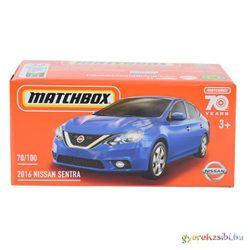  Matchbox: Papírdobozos 2016 Nissan Sentra kisautó 1/64 - Mattel