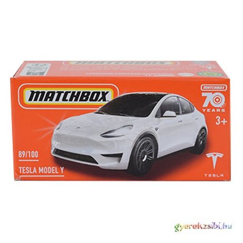 Matchbox: Papírdobozos Tesla Y Model kisautó 1/64 - Mattel