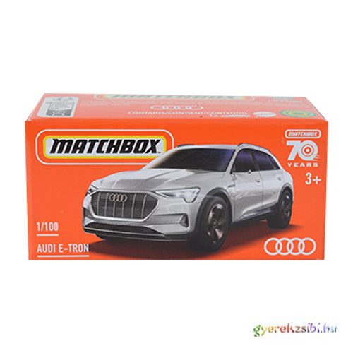 Matchbox: Papírdobozos Audi E-Tron kisautó 1/64 - Mattel