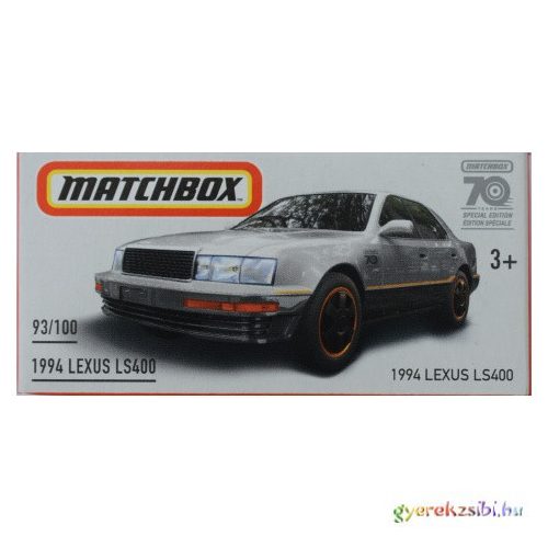 Matchbox: 1994 Lexus LS400 kisautó papírdobozban 1/64 - Mattel