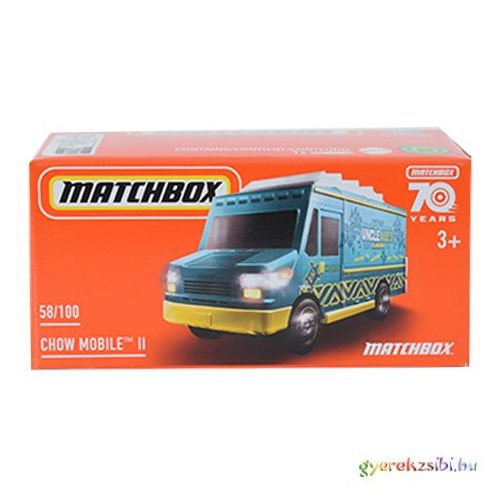 Matchbox: Papírdobozos Chow Mobile II kisautó 1/64 - Mattel