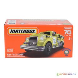   Matchbox: Papírdobozos MBX Fire Dasher kisautó 1/64 - Mattel
