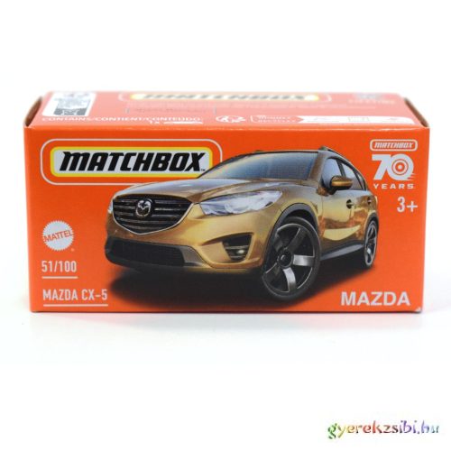 Matchbox: Mazda CX-5 kisautó papírdobozban 1/64 - Mattel