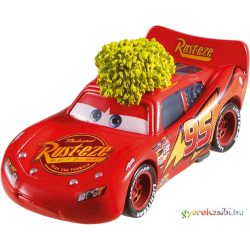   Verdák: Villám McQueen kisautó ördögszekérrel 1/55 - Mattel
