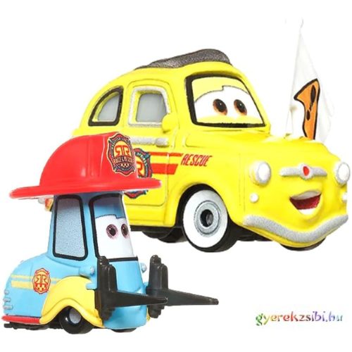 Verdák 3: Luigi & Guido karakter kisautó 1/55 – Mattel