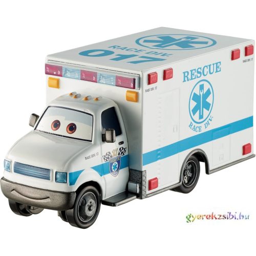 Verdák Morgan Martins fehér karakter kisautó 1/55 – Mattel