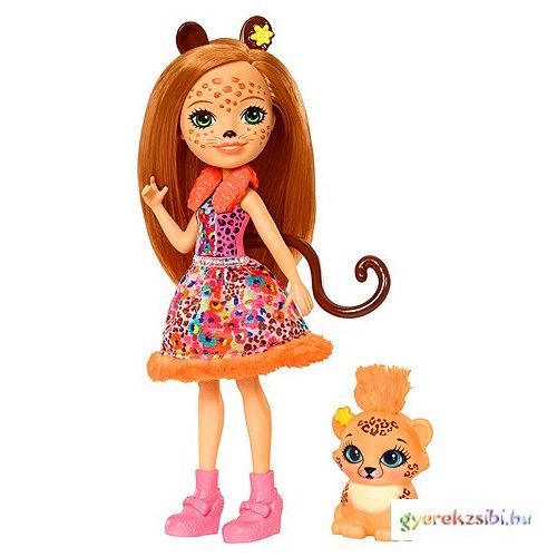 Enchantimals: Cherish Cheetah baba és Quick-Quick gepárd - Mattel