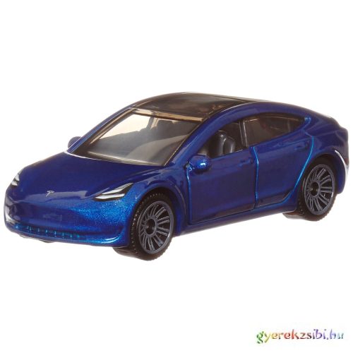 Matchbox: Tesla Model 3 kisautó 1/64 nyitható elsőajtókkal - Mattel