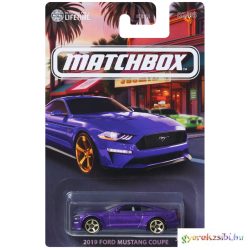   Matchbox: Ikonikus 2019 Ford Mustang Coupe kisautó 1/64 – Mattel