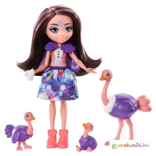 Enchantimals: Strucc állatka család - Mattel